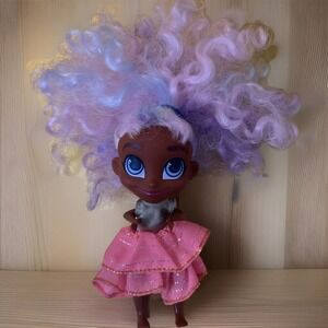 Hairdorables Doll Hairmazing Willow Figure Replacement in Orange Dress 5 inches.